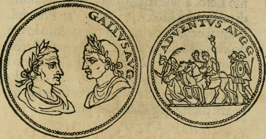 An illustration from Discorso di m. Sebastiano Erizzo, sopra le medaglie antiche : con la particolar dichiaratione di molti riuersi, 1559, leaf 484