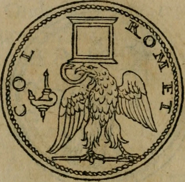 An illustration from Discorso di m. Sebastiano Erizzo, sopra le medaglie antiche : con la particolar dichiaratione di molti riuersi, 1559, leaf 487