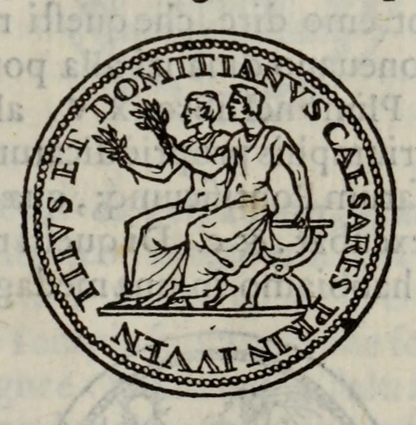 An illustration from Discorso di M. Sebastiano Erizzo sopra le medaglie de gli antichi : con la Dichiaratione delle monete consulari, & delle medaglie de gli imperadori romani : nella quale si contiene una piena & varia cognitione dell'istoria di quei tempi, 1571, leaf 543