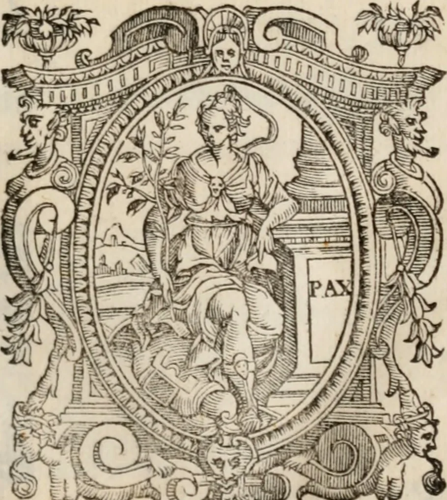 An illustration from Discorso intorno all'antro delle ninfe naiadi di Homero, 1601, leaf 2