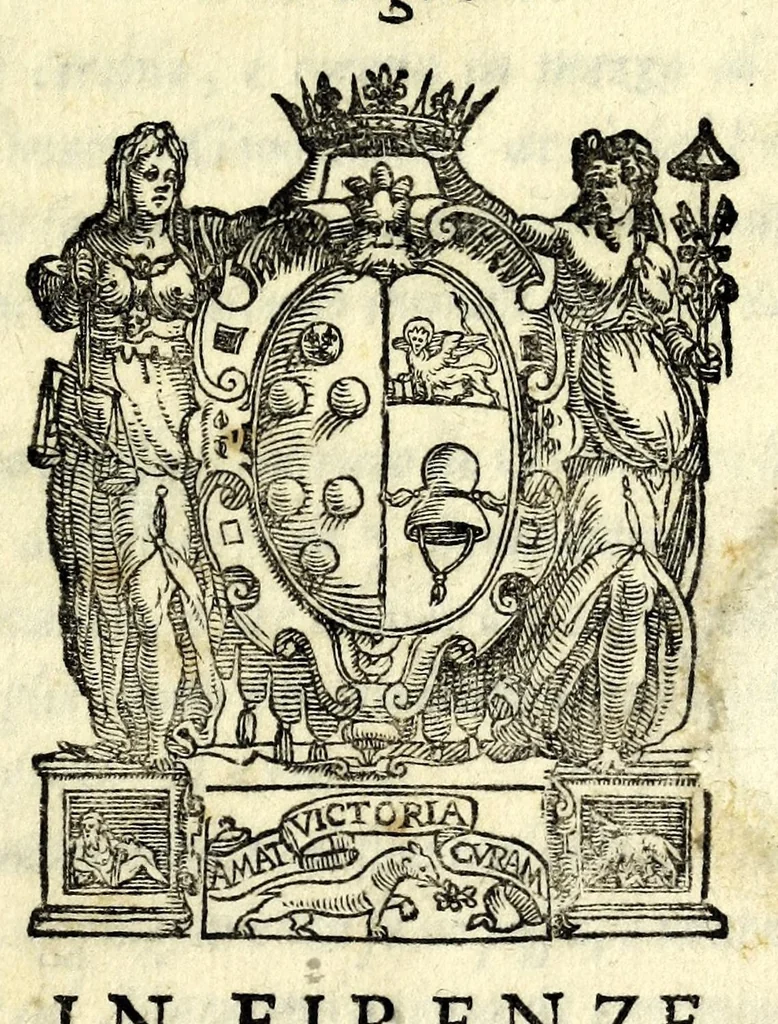 An illustration from Discorso sopra il givoco del calcio fiorentino, 1580, leaf 5