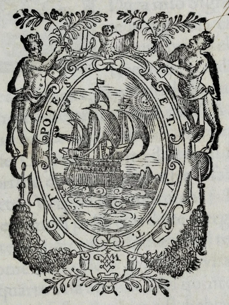An illustration from Discorso sopra la fabrica, e vso delle nvove verghe astronomiche, 1582, leaf 9
