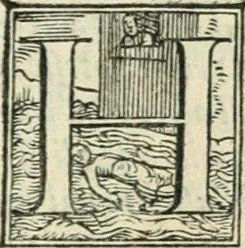 An illustration from Discorso sopra la livrea d'vn cavaliere incognito : caualiere della giostra de' signori Accademici Gimnosofisti di Padoua del LXVII. nella quale si rappresenta lo stato de gl'innamorati, 1567, leaf 10