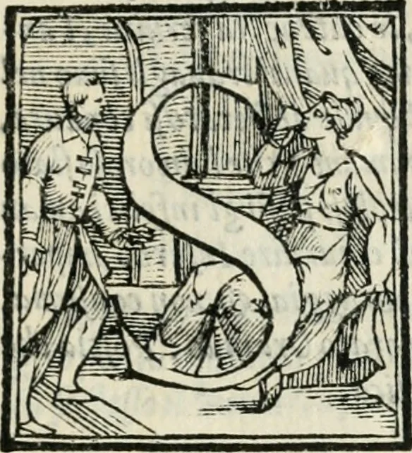 An illustration from Discorso sopra la livrea d'vn cavaliere incognito : caualiere della giostra de' signori Accademici Gimnosofisti di Padoua del LXVII. nella quale si rappresenta lo stato de gl'innamorati, 1567, leaf 12