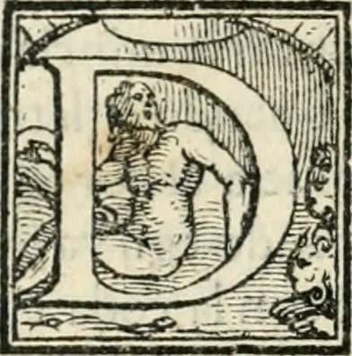 An illustration from Discorso sopra la mascherata della geneologia degl'iddei de' gentili, 1566, leaf 21