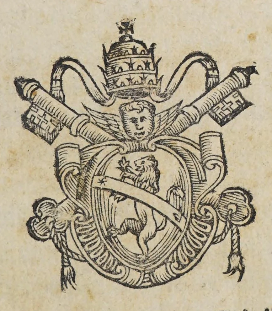 An illustration from Discorso sopra la mirabil : opera di basso rilievo di cera stuccata con colori scolpita in pietra negra, 1590, leaf 5