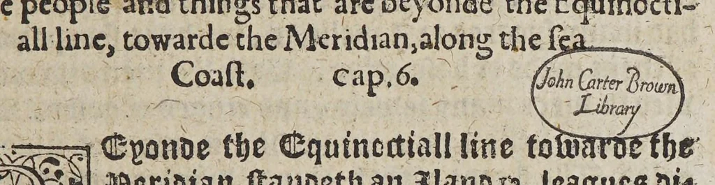 An illustration from The discouerie and conquest of the prouinces of Peru, and the nauigation in the South Sea, along that coast. : And also of the ritche mines of Potosi., 1581, leaf 35