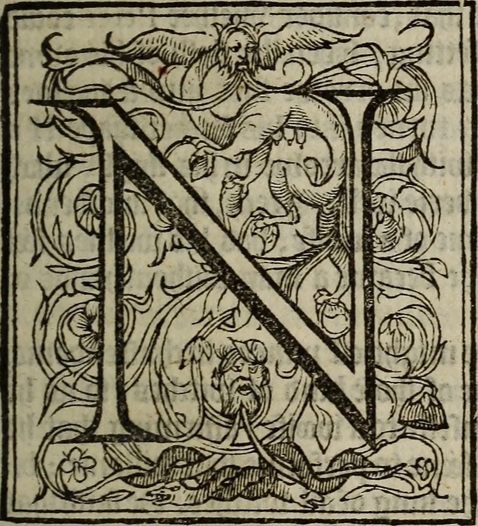 An illustration from The discouerie of witchcraft, : wherein the lewde dealing of witches and witchmongers is notablie detected, the knauerie of coniurors, the impietie of inchantors, the follie of soothsaiers, the impudent falshood of cousenors, the infidelitie of atheists, the pestilent practices of Pythonists, the curiositie of figure casters, the vanitie of dreamers, the beggerlie art of alcumystrie, the abhomination of idolatrie, the horrible art of poisoning, the vertue and power of naturall magike, and all the conueiances of legierdemaine and iuggling are deciphered: and many other things opened, which have long lien hidden, howbeit verie necessarie to be knowne. : Heerevnto is added a treatise vpon the nature and substance of spirits and diuels, & c, 1584, leaf 122