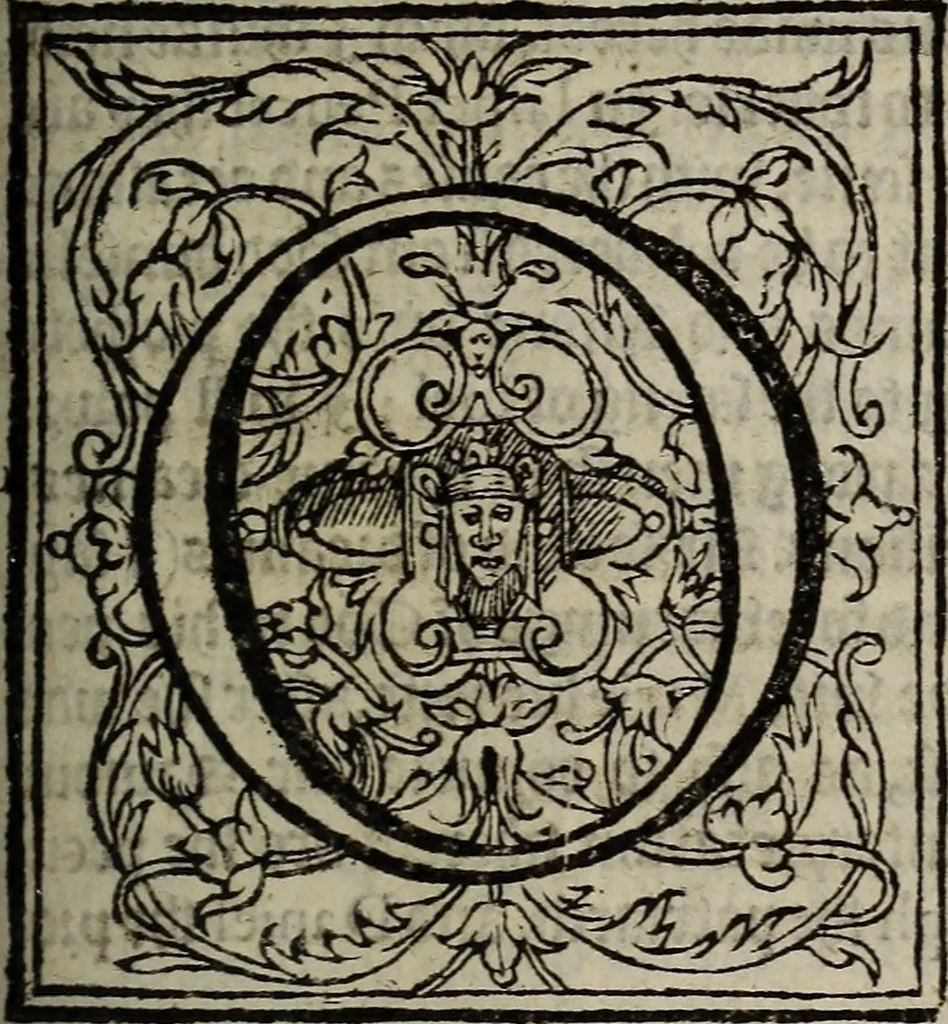 An illustration from The discouerie of witchcraft, : wherein the lewde dealing of witches and witchmongers is notablie detected, the knauerie of coniurors, the impietie of inchantors, the follie of soothsaiers, the impudent falshood of cousenors, the infidelitie of atheists, the pestilent practices of Pythonists, the curiositie of figure casters, the vanitie of dreamers, the beggerlie art of alcumystrie, the abhomination of idolatrie, the horrible art of poisoning, the vertue and power of naturall magike, and all the conueiances of legierdemaine and iuggling are deciphered: and many other things opened, which have long lien hidden, howbeit verie necessarie to be knowne. : Heerevnto is added a treatise vpon the nature and substance of spirits and diuels, & c, 1584, leaf 210