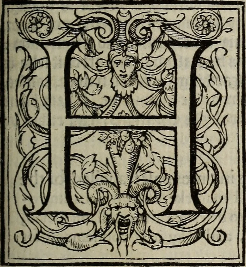 An illustration from The discouerie of witchcraft, : wherein the lewde dealing of witches and witchmongers is notablie detected, the knauerie of coniurors, the impietie of inchantors, the follie of soothsaiers, the impudent falshood of cousenors, the infidelitie of atheists, the pestilent practices of Pythonists, the curiositie of figure casters, the vanitie of dreamers, the beggerlie art of alcumystrie, the abhomination of idolatrie, the horrible art of poisoning, the vertue and power of naturall magike, and all the conueiances of legierdemaine and iuggling are deciphered: and many other things opened, which have long lien hidden, howbeit verie necessarie to be knowne. : Heerevnto is added a treatise vpon the nature and substance of spirits and diuels, & c, 1584, leaf 320