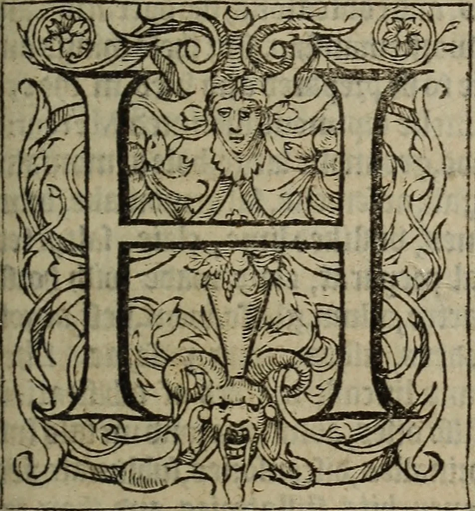 An illustration from The discouerie of witchcraft, : wherein the lewde dealing of witches and witchmongers is notablie detected, the knauerie of coniurors, the impietie of inchantors, the follie of soothsaiers, the impudent falshood of cousenors, the infidelitie of atheists, the pestilent practices of Pythonists, the curiositie of figure casters, the vanitie of dreamers, the beggerlie art of alcumystrie, the abhomination of idolatrie, the horrible art of poisoning, the vertue and power of naturall magike, and all the conueiances of legierdemaine and iuggling are deciphered: and many other things opened, which have long lien hidden, howbeit verie necessarie to be knowne. : Heerevnto is added a treatise vpon the nature and substance of spirits and diuels, & c, 1584, leaf 390