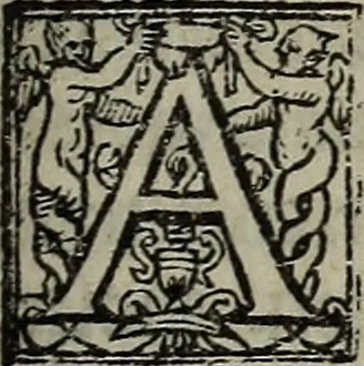 An illustration from The discouerie of witchcraft, : wherein the lewde dealing of witches and witchmongers is notablie detected, the knauerie of coniurors, the impietie of inchantors, the follie of soothsaiers, the impudent falshood of cousenors, the infidelitie of atheists, the pestilent practices of Pythonists, the curiositie of figure casters, the vanitie of dreamers, the beggerlie art of alcumystrie, the abhomination of idolatrie, the horrible art of poisoning, the vertue and power of naturall magike, and all the conueiances of legierdemaine and iuggling are deciphered: and many other things opened, which have long lien hidden, howbeit verie necessarie to be knowne. : Heerevnto is added a treatise vpon the nature and substance of spirits and diuels, & c, 1584, leaf 430
