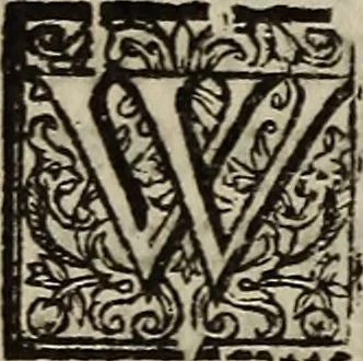 An illustration from The discouerie of witchcraft, : wherein the lewde dealing of witches and witchmongers is notablie detected, the knauerie of coniurors, the impietie of inchantors, the follie of soothsaiers, the impudent falshood of cousenors, the infidelitie of atheists, the pestilent practices of Pythonists, the curiositie of figure casters, the vanitie of dreamers, the beggerlie art of alcumystrie, the abhomination of idolatrie, the horrible art of poisoning, the vertue and power of naturall magike, and all the conueiances of legierdemaine and iuggling are deciphered: and many other things opened, which have long lien hidden, howbeit verie necessarie to be knowne. : Heerevnto is added a treatise vpon the nature and substance of spirits and diuels, & c, 1584, leaf 445