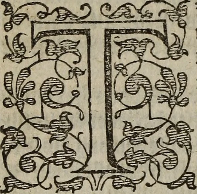 An illustration from The discouerie of witchcraft, : wherein the lewde dealing of witches and witchmongers is notablie detected, the knauerie of coniurors, the impietie of inchantors, the follie of soothsaiers, the impudent falshood of cousenors, the infidelitie of atheists, the pestilent practices of Pythonists, the curiositie of figure casters, the vanitie of dreamers, the beggerlie art of alcumystrie, the abhomination of idolatrie, the horrible art of poisoning, the vertue and power of naturall magike, and all the conueiances of legierdemaine and iuggling are deciphered: and many other things opened, which have long lien hidden, howbeit verie necessarie to be knowne. : Heerevnto is added a treatise vpon the nature and substance of spirits and diuels, & c, 1584, leaf 79