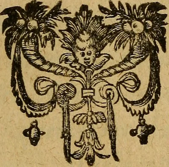 An illustration from Discours de la maladie et mort de monseigneur l'Illustrissime Prince, Charles, Cardinal de Bourbon: Auec le rapport des Médecins & Chirurgiens., 1594, leaf 8