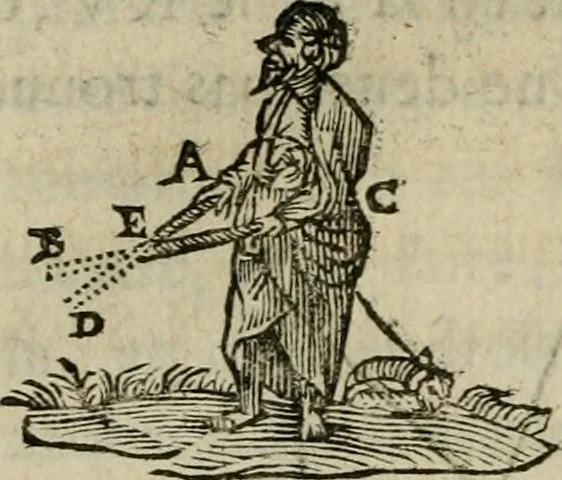 An illustration from Discours de la methode : pour bien conduire sa raison, & chercher la verité dans les sciences : Plus La dioptrique, et Les meteores. Qui sont des essais de cette methode., 1667, leaf 141