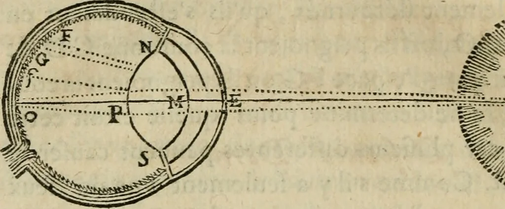 An illustration from Discours de la methode : pour bien conduire sa raison, & chercher la verité dans les sciences : Plus La dioptrique, et Les meteores. Qui sont des essais de cette methode., 1667, leaf 363