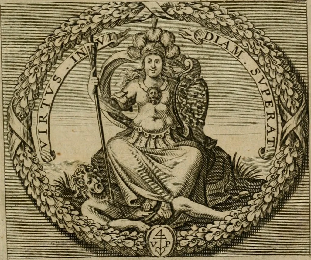 An illustration from Discours de la methode : pour bien conduire sa raison, & chercher la verité dans les sciences : Plus La dioptrique, et Les meteores. Qui sont des essais de cette methode., 1667, leaf 4