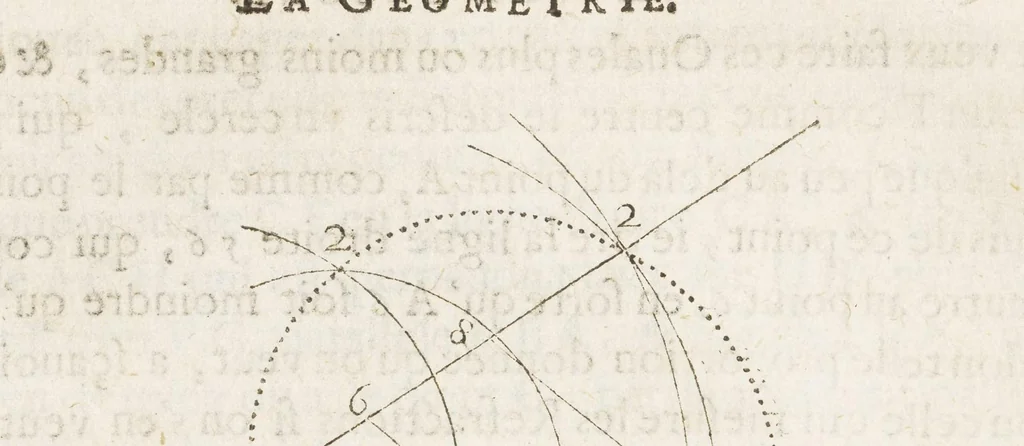 An illustration from Discours de la methode : pour bien conduire sa raison, & chercher la verité dans les sciences. Plus La dioptrique. Les meteores. Et La geometrie. Qui sont des essais de cete methode, 1637, leaf 438