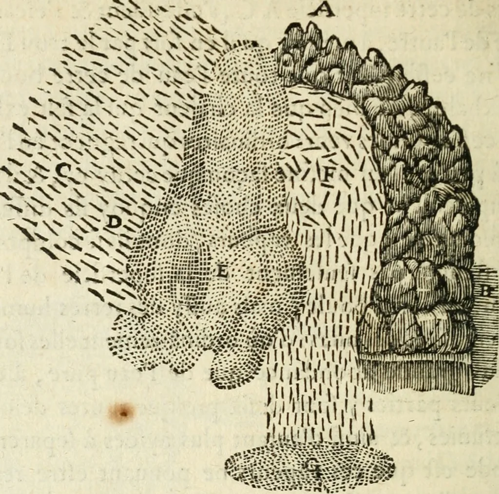 An illustration from Discours de la methode : pour bien conduire sa raison, & chercher la verité dans les sciences : Plus La dioptrique, et Les meteores. Qui sont des essais de cete methode, 1658, leaf 275