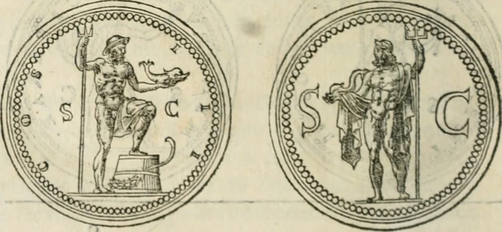 An illustration from Discours de la religion des anciens Romains--, 1581, leaf 109
