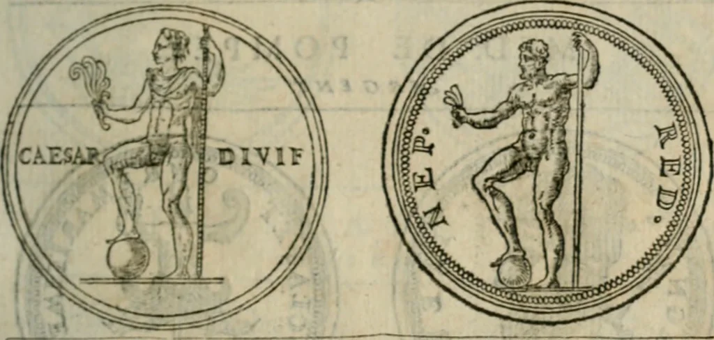 An illustration from Discours de la religion des anciens Romains--, 1581, leaf 110