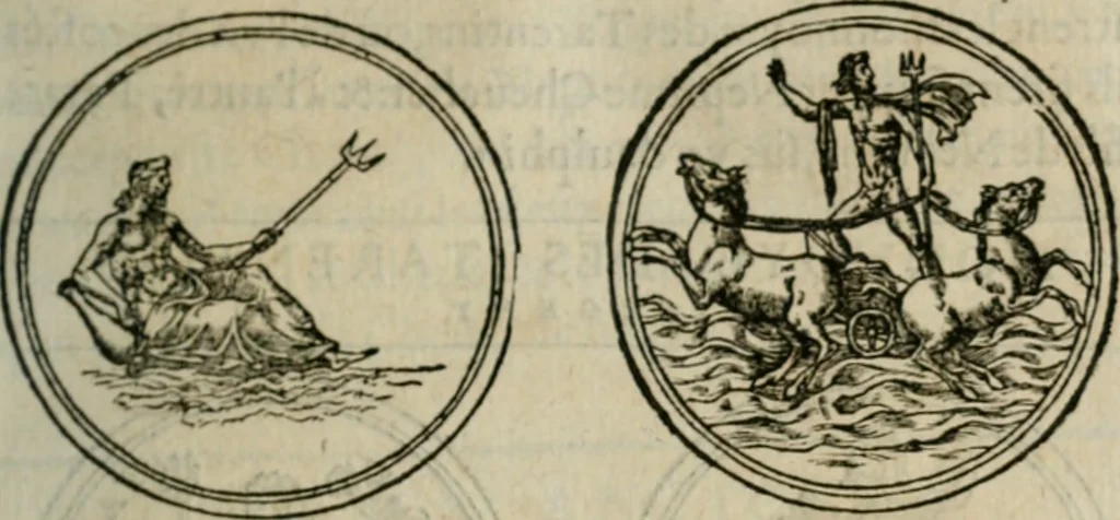 An illustration from Discours de la religion des anciens Romains--, 1581, leaf 112