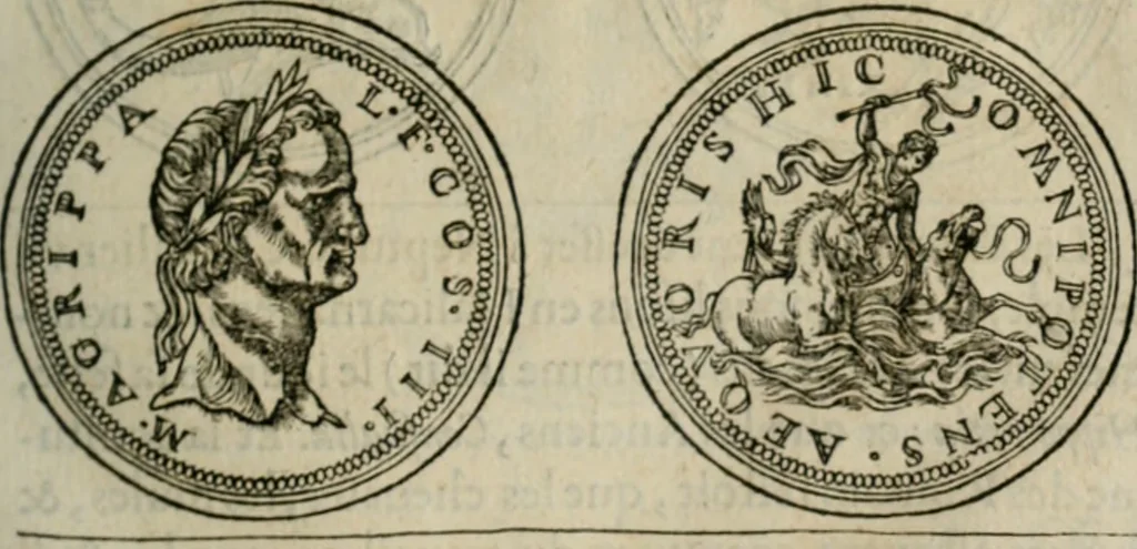An illustration from Discours de la religion des anciens Romains--, 1581, leaf 112