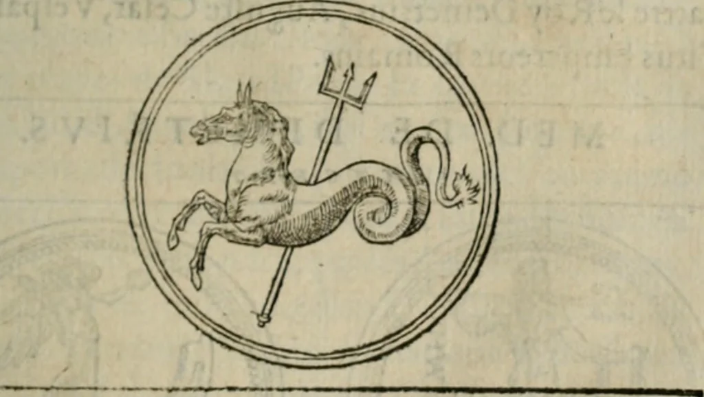 An illustration from Discours de la religion des anciens Romains--, 1581, leaf 114