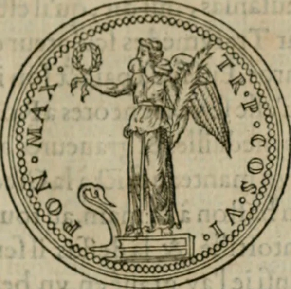 An illustration from Discours de la religion des anciens Romains--, 1581, leaf 116