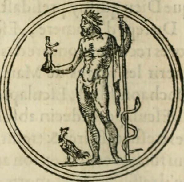An illustration from Discours de la religion des anciens Romains--, 1581, leaf 117