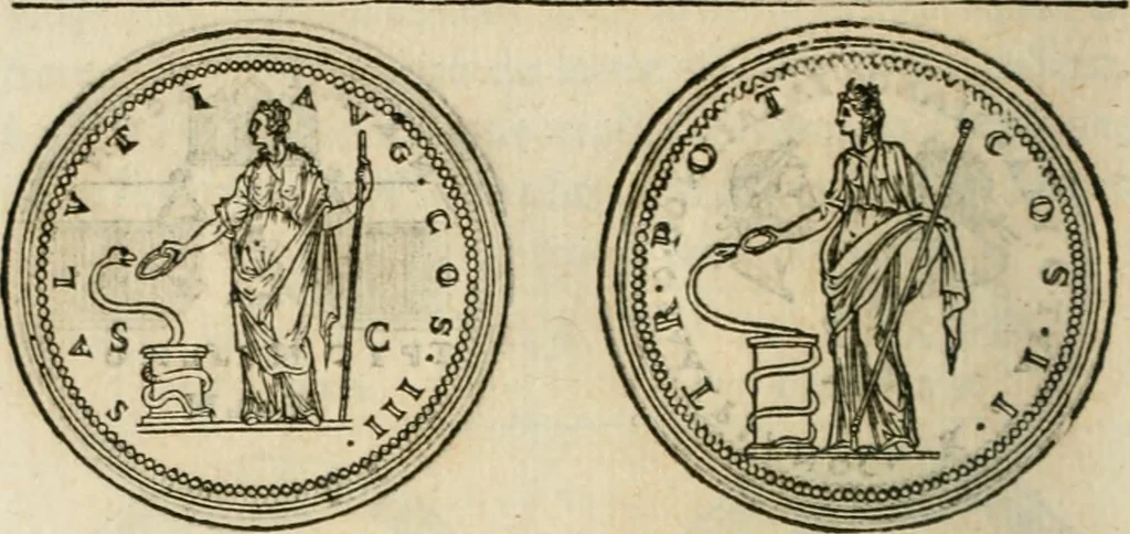 An illustration from Discours de la religion des anciens Romains--, 1581, leaf 121