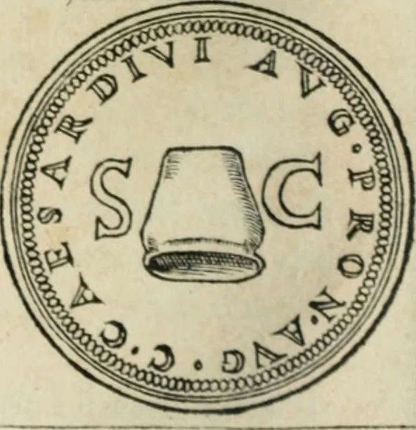 An illustration from Discours de la religion des anciens Romains--, 1581, leaf 125