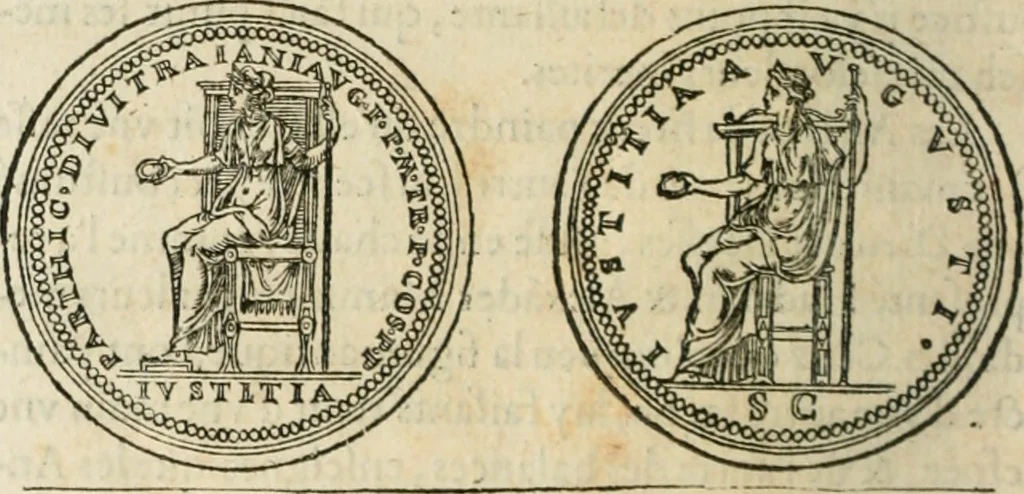 An illustration from Discours de la religion des anciens Romains--, 1581, leaf 129