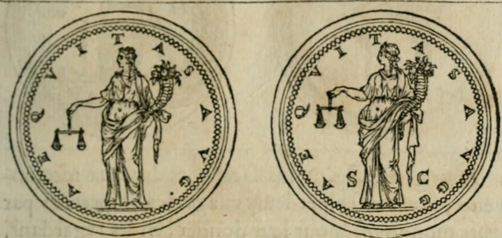 An illustration from Discours de la religion des anciens Romains--, 1581, leaf 130