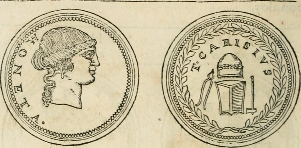 An illustration from Discours de la religion des anciens Romains--, 1581, leaf 131