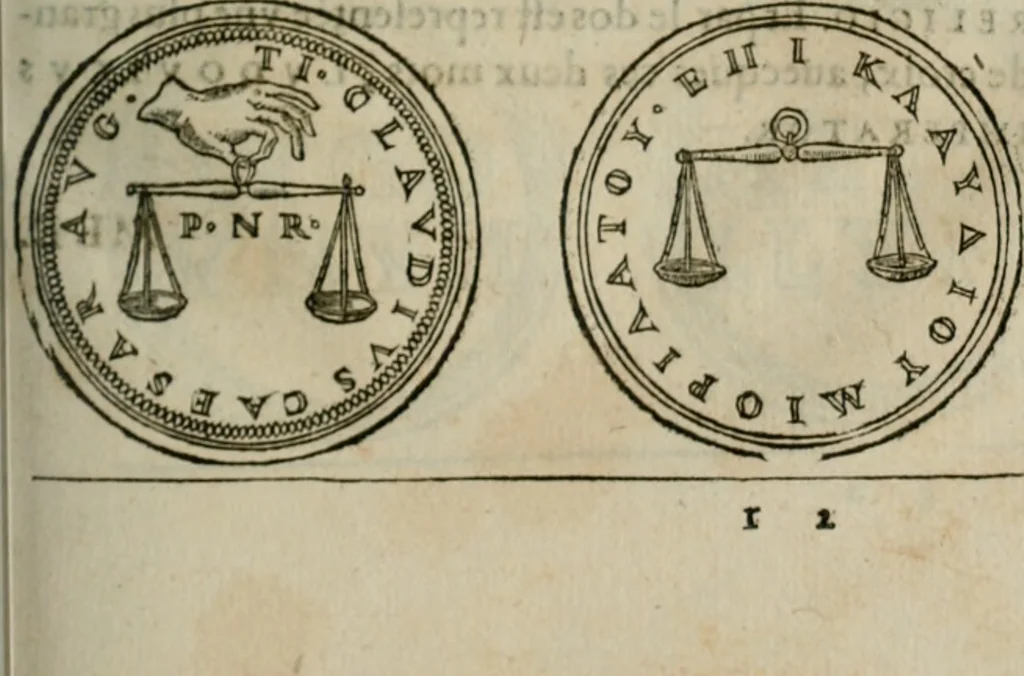 An illustration from Discours de la religion des anciens Romains--, 1581, leaf 134