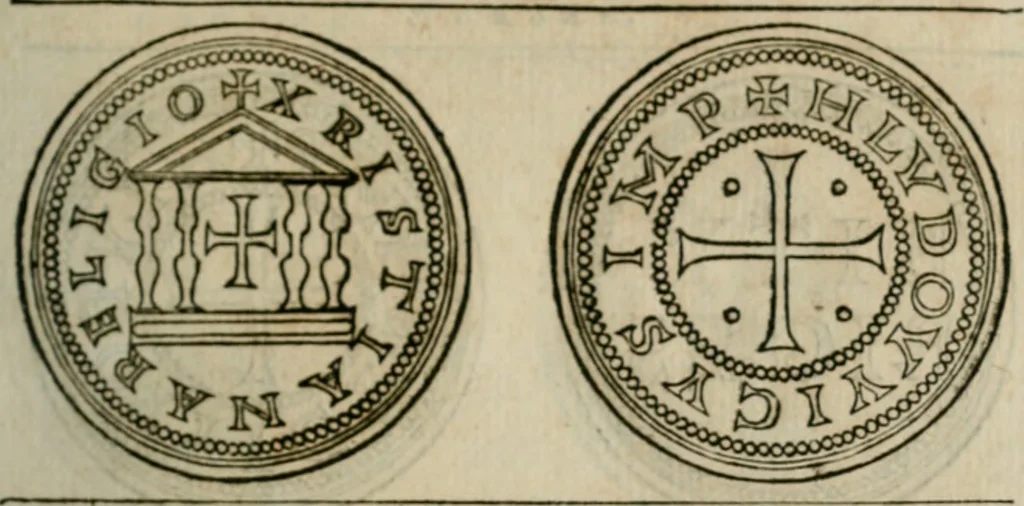 An illustration from Discours de la religion des anciens Romains--, 1581, leaf 136