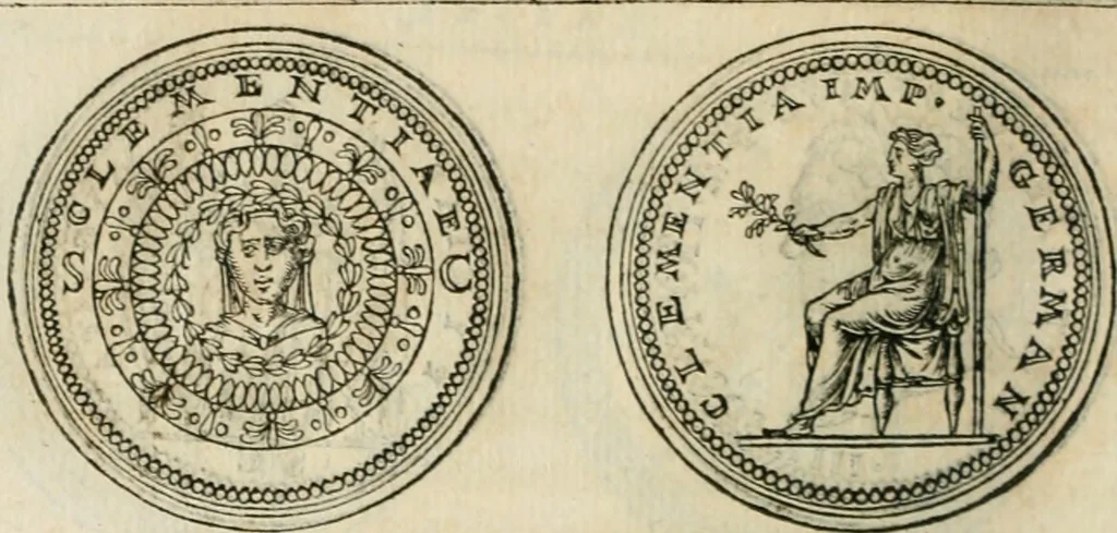 An illustration from Discours de la religion des anciens Romains--, 1581, leaf 143