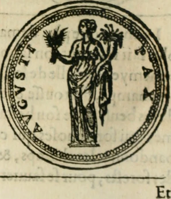 An illustration from Discours de la religion des anciens Romains--, 1581, leaf 149
