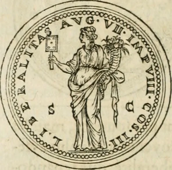 An illustration from Discours de la religion des anciens Romains--, 1581, leaf 157