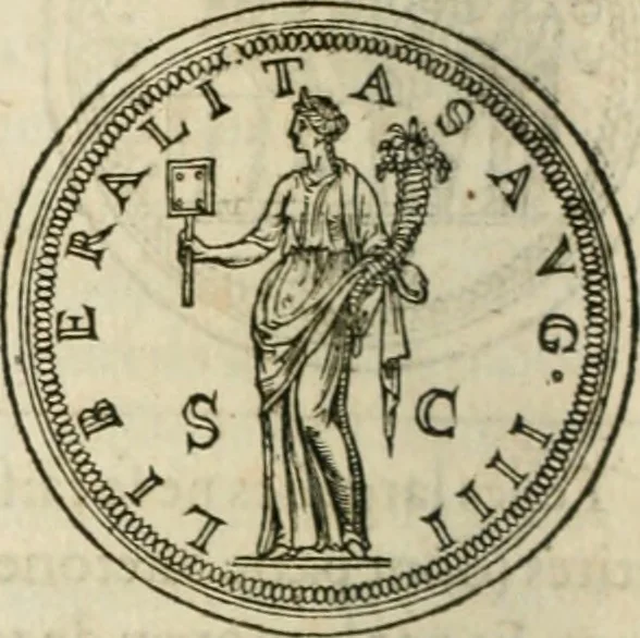 An illustration from Discours de la religion des anciens Romains--, 1581, leaf 157