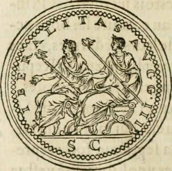 An illustration from Discours de la religion des anciens Romains--, 1581, leaf 157