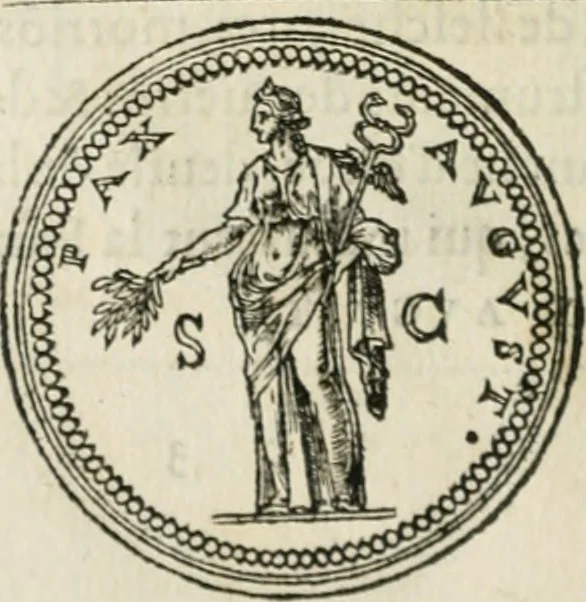 An illustration from Discours de la religion des anciens Romains--, 1581, leaf 17