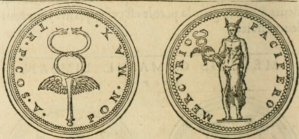 An illustration from Discours de la religion des anciens Romains--, 1581, leaf 171