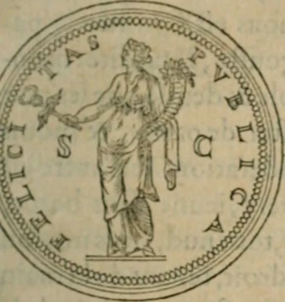 An illustration from Discours de la religion des anciens Romains--, 1581, leaf 172