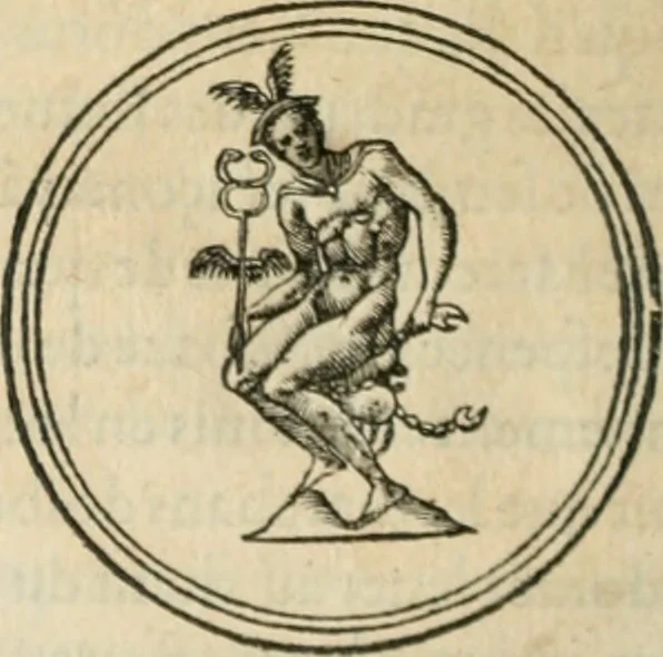 An illustration from Discours de la religion des anciens Romains--, 1581, leaf 173