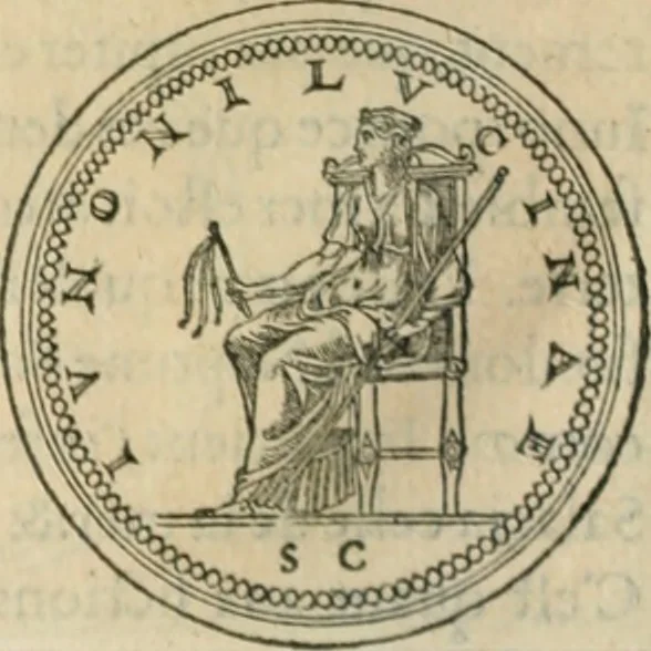 An illustration from Discours de la religion des anciens Romains--, 1581, leaf 175