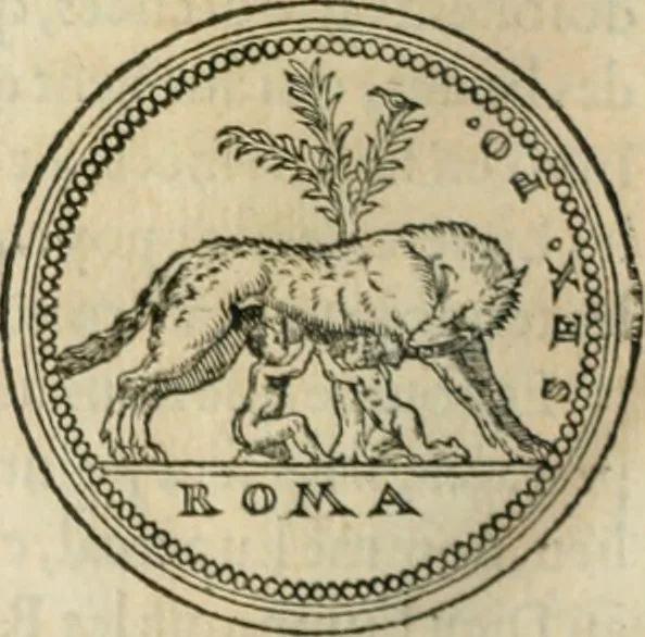 An illustration from Discours de la religion des anciens Romains--, 1581, leaf 177