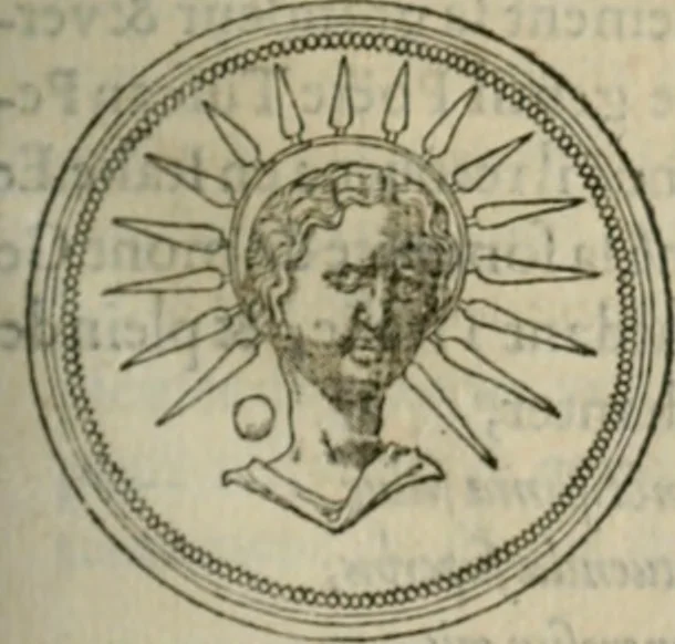 An illustration from Discours de la religion des anciens Romains--, 1581, leaf 182